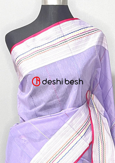 Traditional Designer Handloom Kantha Stitch Saree - db18742