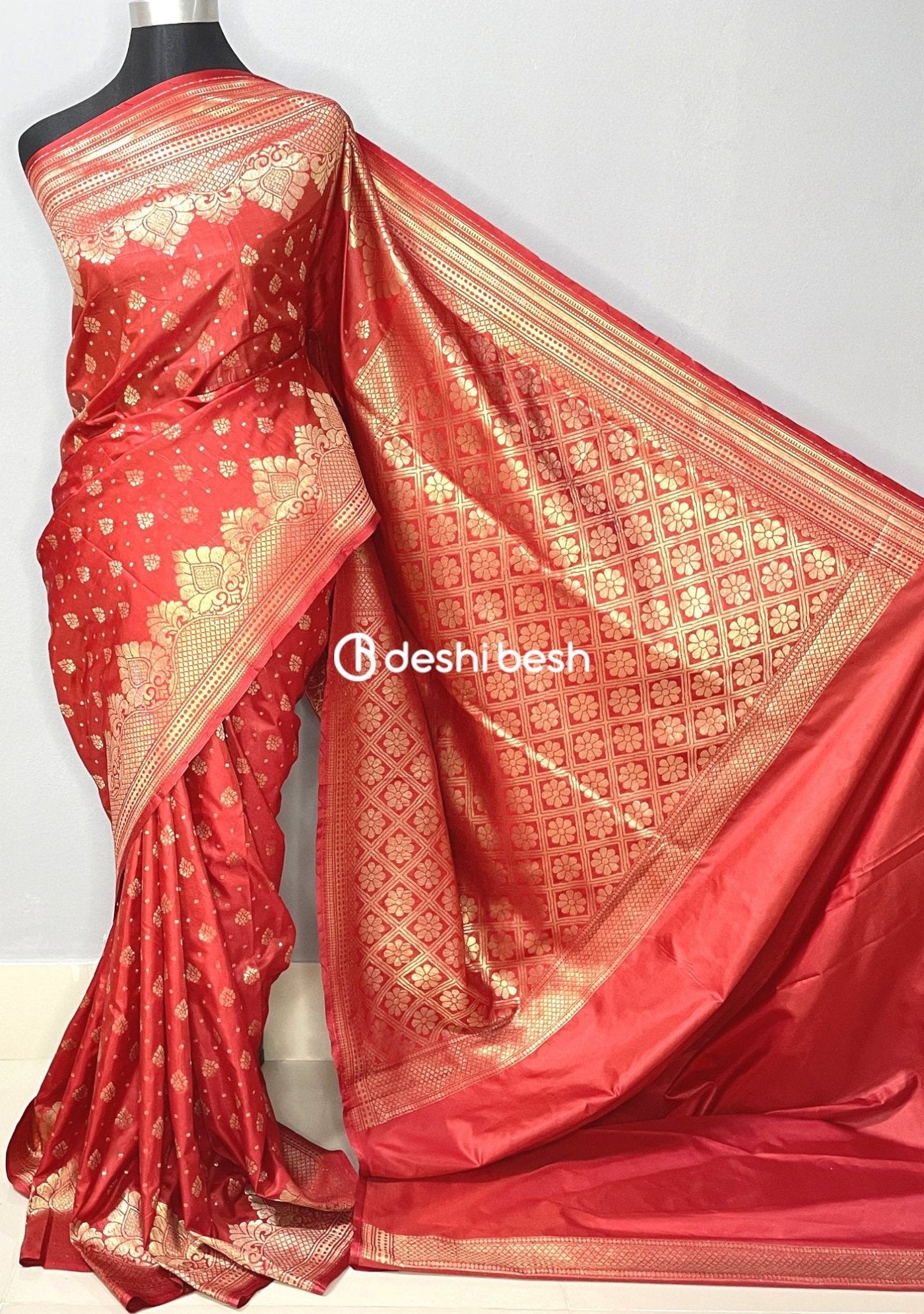 Traditional Designer Mirpur Katan Silk Saree - db18645