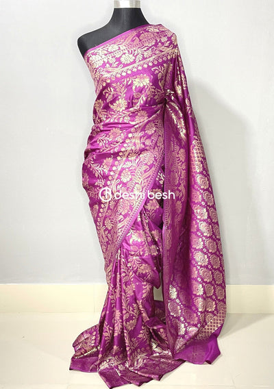 Traditional Designer Mirpur Katan Silk Saree - db18665