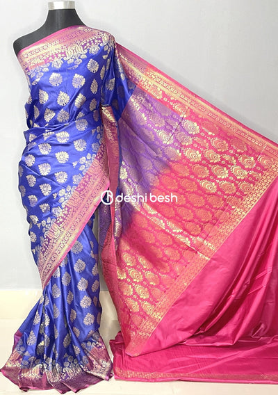 Traditional Designer Mirpur Katan Silk Saree - db18657