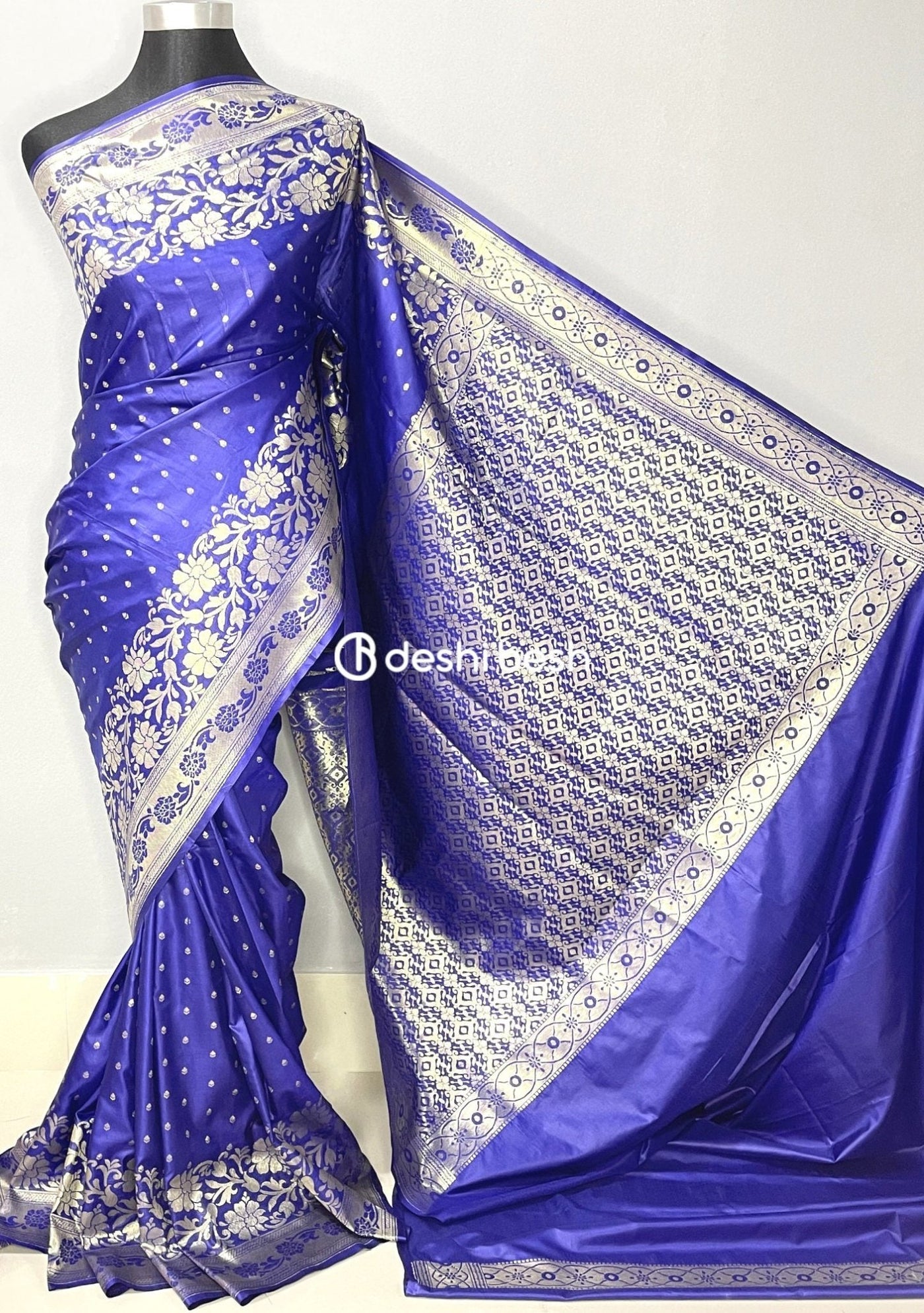 Traditional Designer Mirpur Katan Silk Saree - db18660
