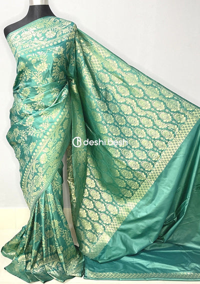 Traditional Designer Mirpur Katan Silk Saree - db18658