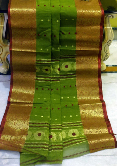 Traditional Handloom Bengal Cotton Saree - db18269