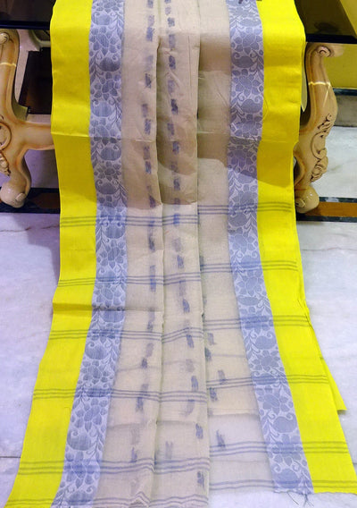 Traditional Handloom Bengal Cotton Saree - db18258