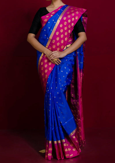 Traditional Nakshi Motif Kanchipuram Soft Silk Saree - db23571