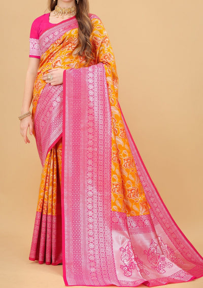 Varni Designer Roshni Jacquard Banarasi Silk Saree - db19934