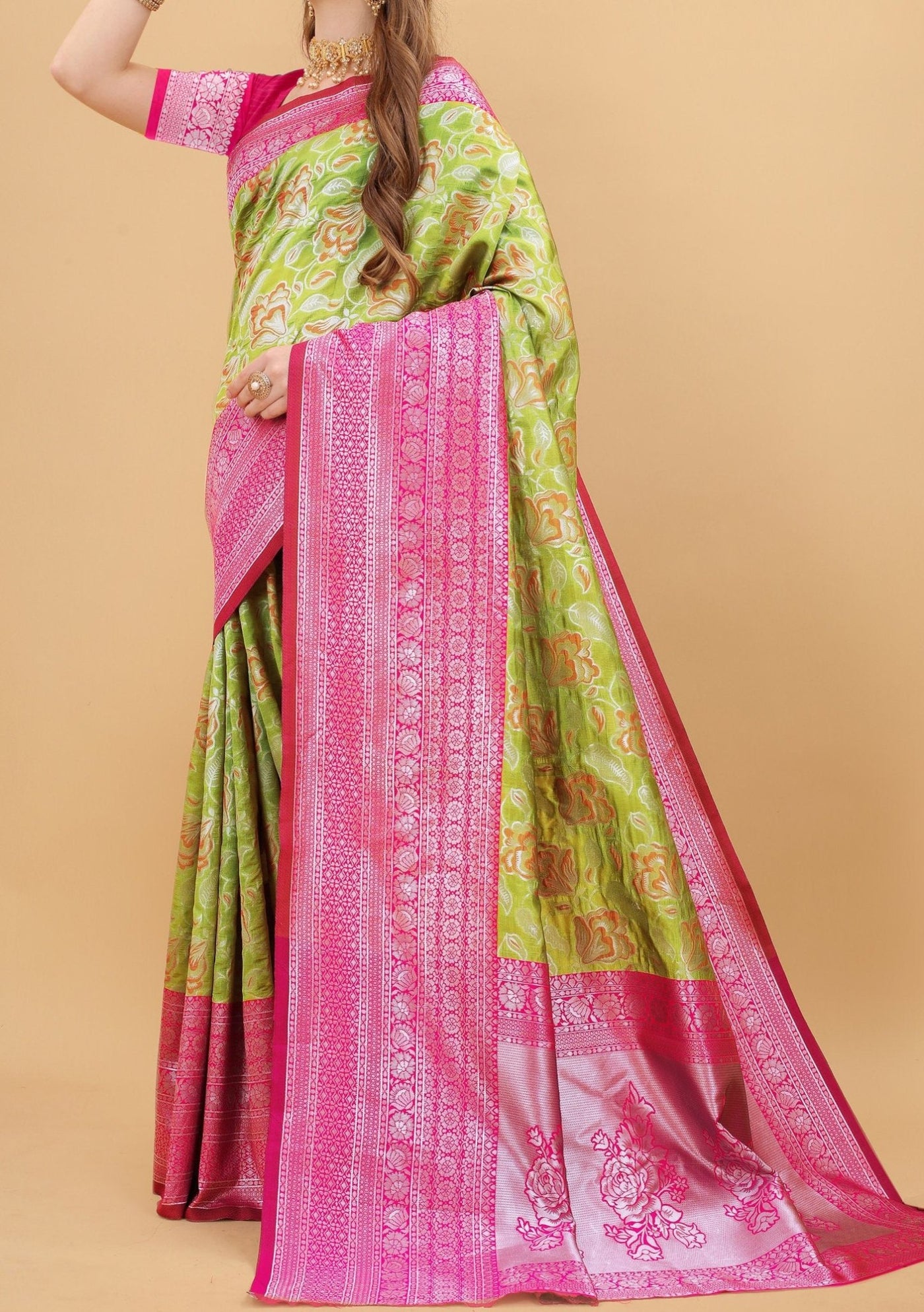 Varni Designer Roshni Jacquard Banarasi Silk Saree - db19933